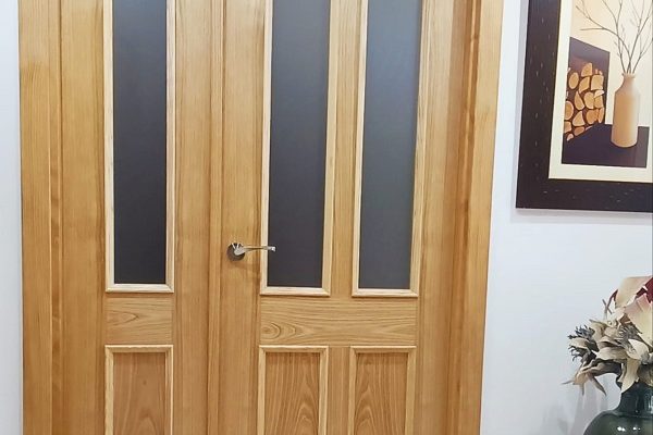 Puerta con cristales